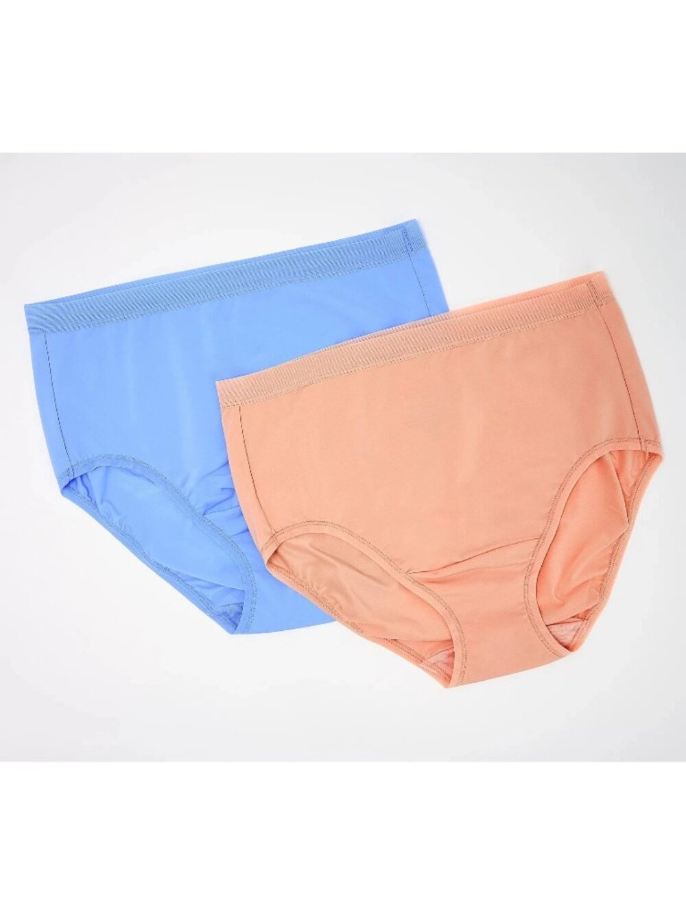 All Worthy Hunter McGrady Set of 2 Brief Large Mesh Trim Vista Blue Beige Lounge